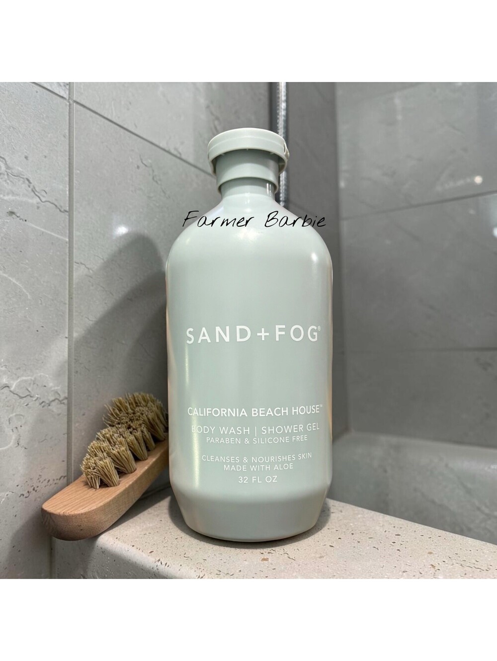 SAND + FOG California Beach House Body Wash/Shower Gel 32oz Flip Top JUMBO